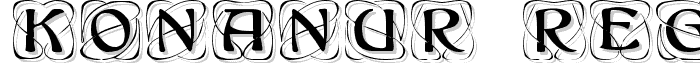 Konanur Regular font